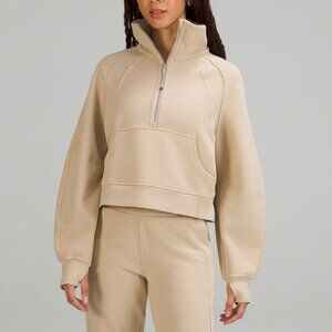 Lululemon Scuba Oversized Funnel Neck - Tan/Trench - XS/S